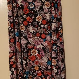 Lularoe Maxi Skirt Black XL